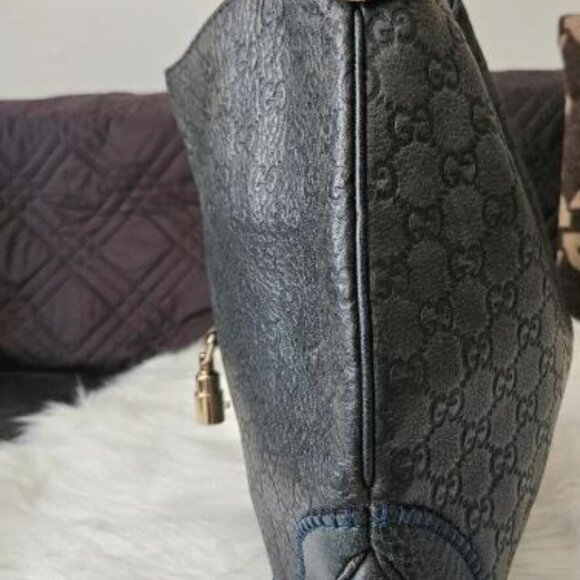 GUCCI Guccissima Shoulder Bag Authentic - Picture 8 of 13